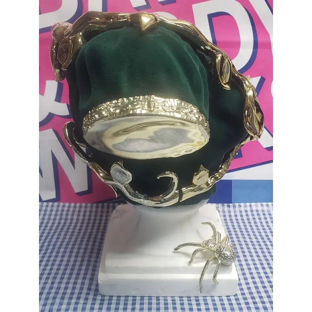 BBW Marble Headless Bust w. Spider Large 3 Wick Candle Holder / Pedestal Decor - Picture 5 of 7